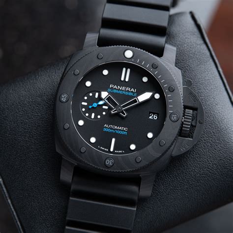 panerai submersible carbotech price|Panerai submersible 42mm white dial.